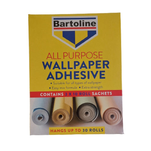 Solvite All-Purpose Wallpaper Adhesive, Reliable Adhesive for Wallpaper, All-Purpose Adhesive with Long-Lasting Results, Wallpaper Paste Hangs Up to