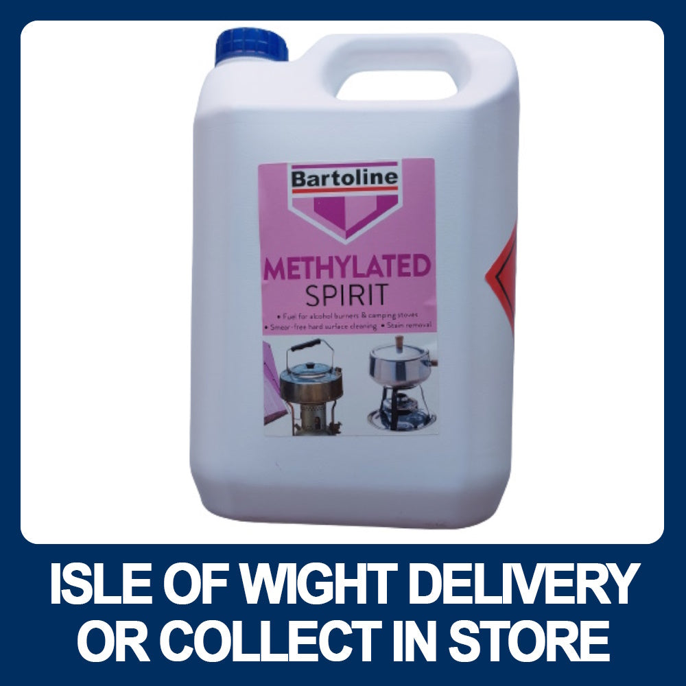 Bartoline 55590010 Methylated Spirit 5Ltr - Premium Surface Cleaners from Bartoline - Just $22.50! Shop now at W Hurst & Son (IW) Ltd