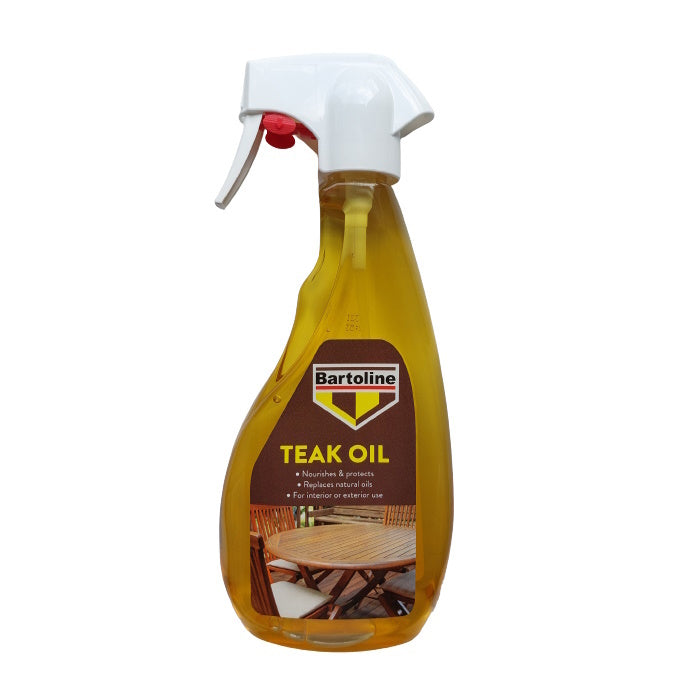 Bartoline 26214560 Teak Oil 500ml Trigger Spray - Premium Wood Oils from Bartoline - Just $4.80! Shop now at W Hurst & Son (IW) Ltd
