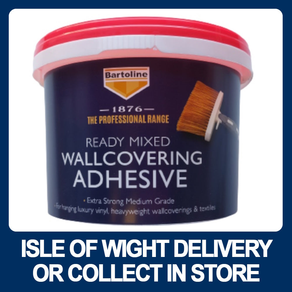 Bartoline 58511110 Ready Mixed Wallcovering Adhesive 2.5kg - Premium Wallpaper Adhesives from Bartoline - Just $6.00! Shop now at W Hurst & Son (IW) Ltd