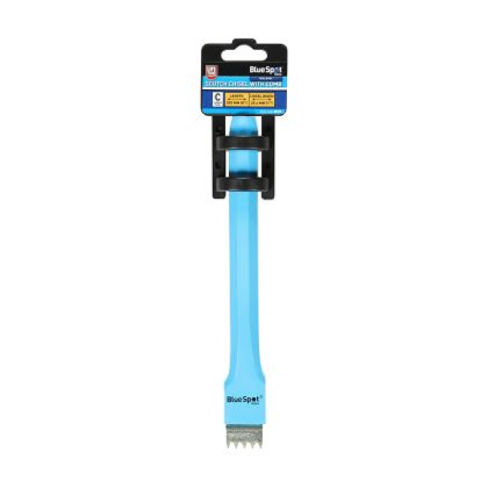 Blue Spot Tools 25109  8" X 1" Scutch Chisel &  Comb - Premium Scutch from Blue Spot - Just $6.50! Shop now at W Hurst & Son (IW) Ltd