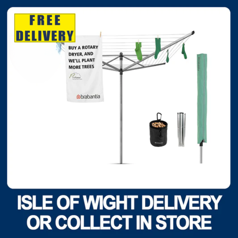 Brabantia 50m liftomatic rotary airer best price sale