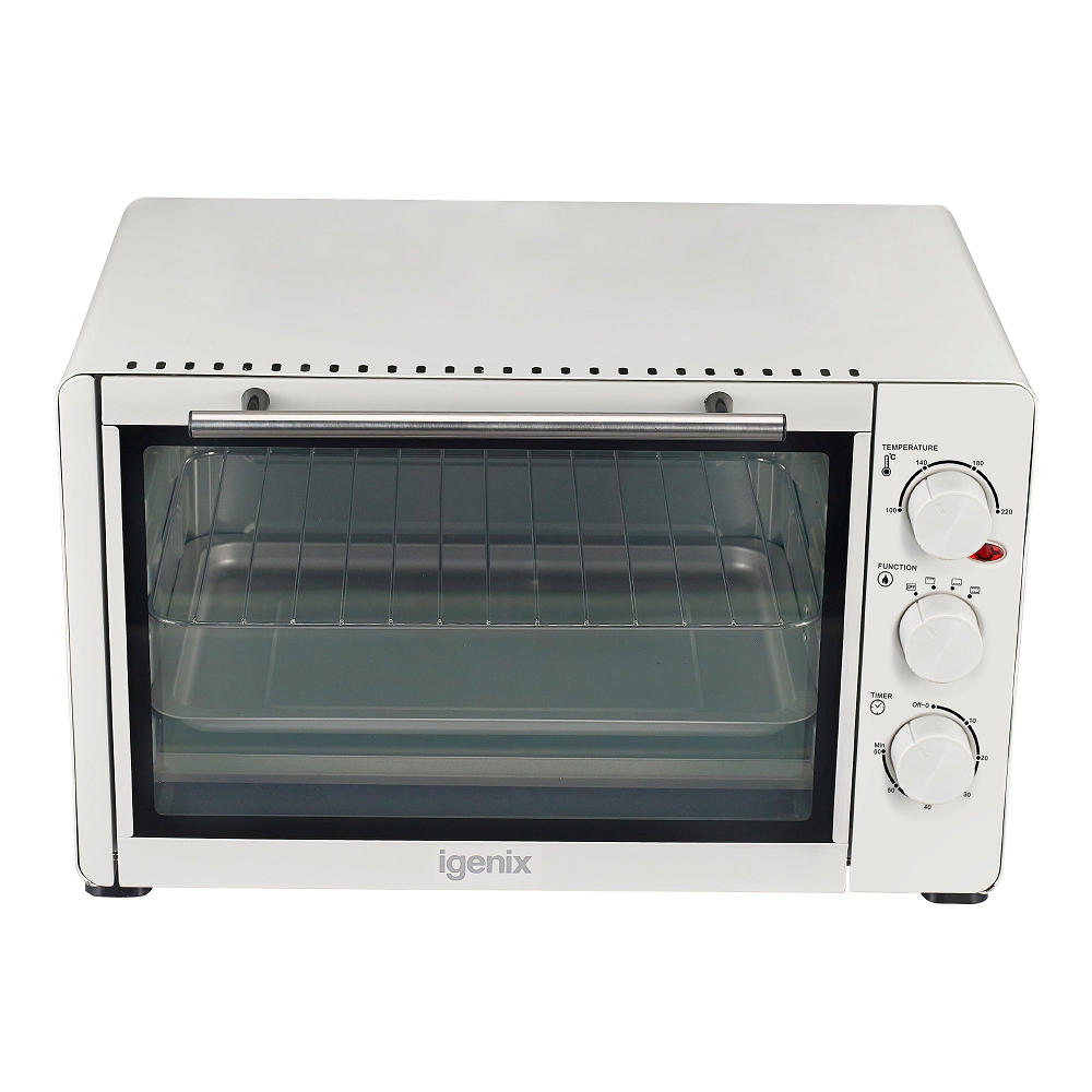 Igenix IG7131 Mini Oven 30 Litre White with 60 Minute Timer - Premium Ovens from Igenix - Just $94.99! Shop now at W Hurst & Son (IW) Ltd