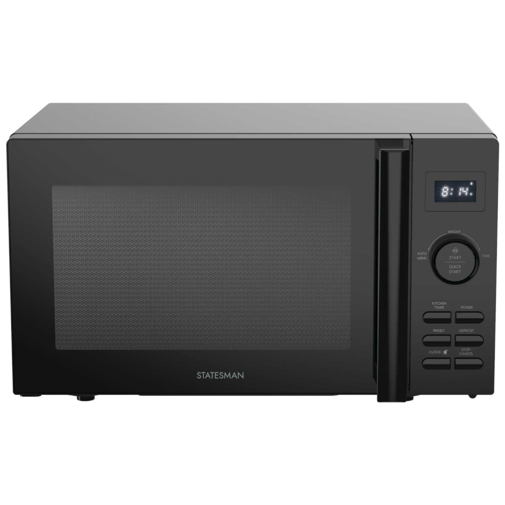 Statesman SKMS0820DSB Digital Solo Microwave Black 20Ltr 800w - Premium Microwaves from Statesman - Just $88.99! Shop now at W Hurst & Son (IW) Ltd