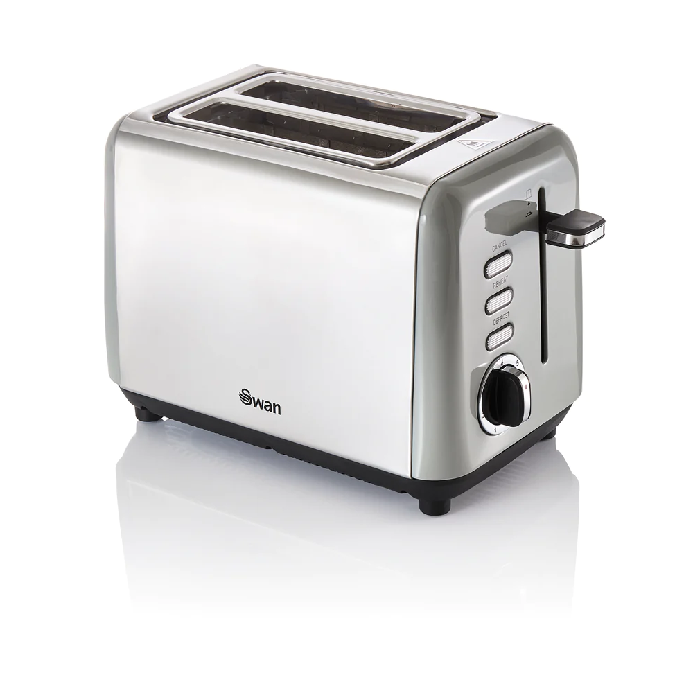 Swan ST14015N TownHouse Toaster 2 Slice - Stainless Steel - Premium Toasters from SWAN - Just $29.99! Shop now at W Hurst & Son (IW) Ltd