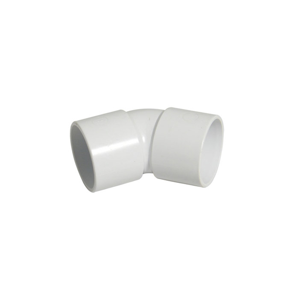 Floplast ABS Solvent Weld 135 Degree Obtuse Bend 32mm White