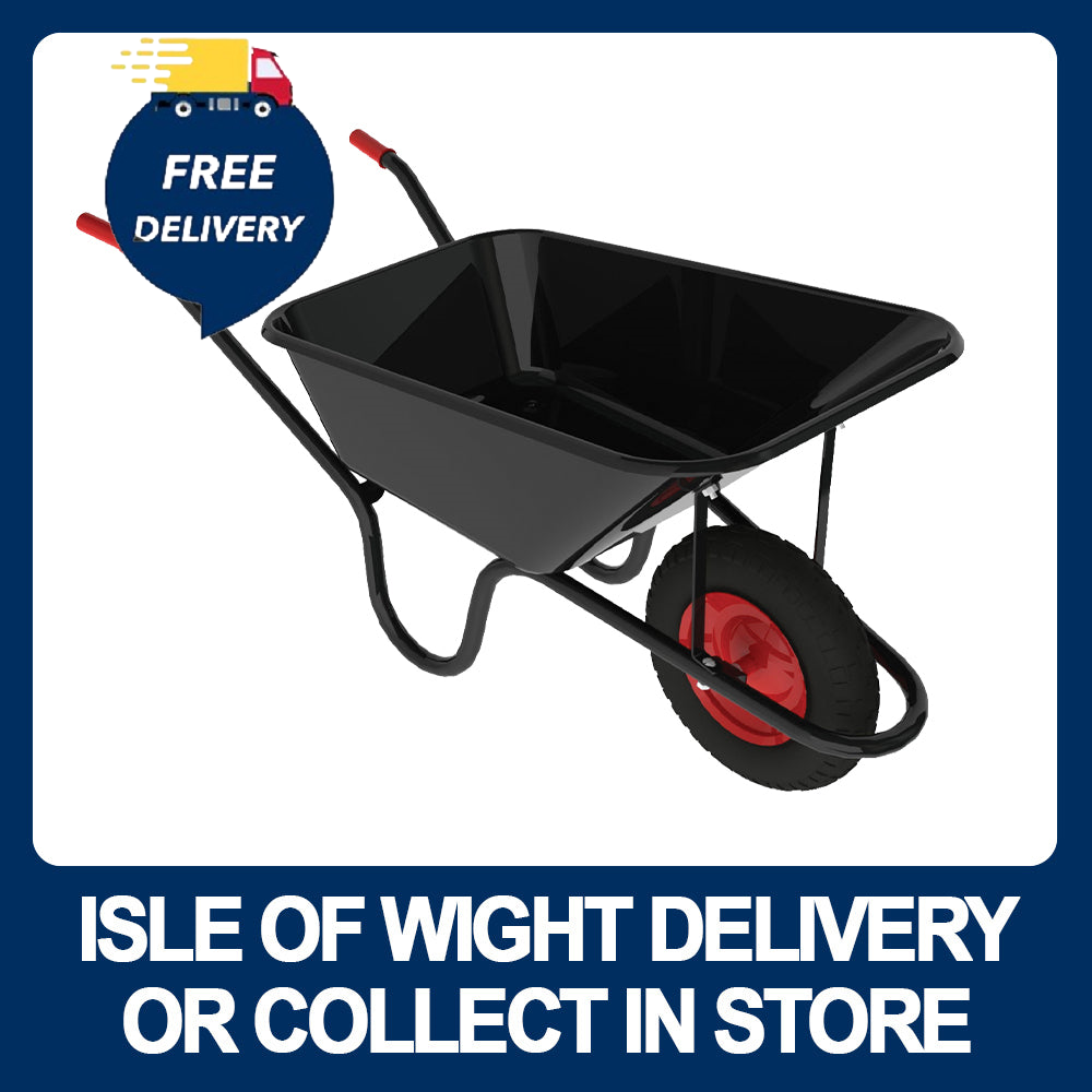 Classic Black 85ltr Pneumatic Wheelbarrow Buy Wheelbarrows from W Hurst Son IW Ltd61.99