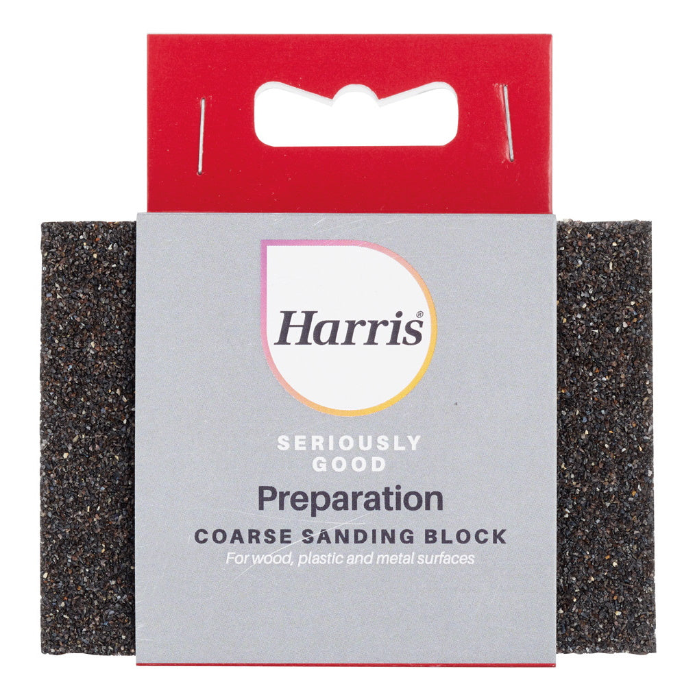Harris Seriously Good Preparation Sanding Block - Various Grits - Premium Sanding from HARRIS - Just $1.2! Shop now at W Hurst & Son (IW) Ltd