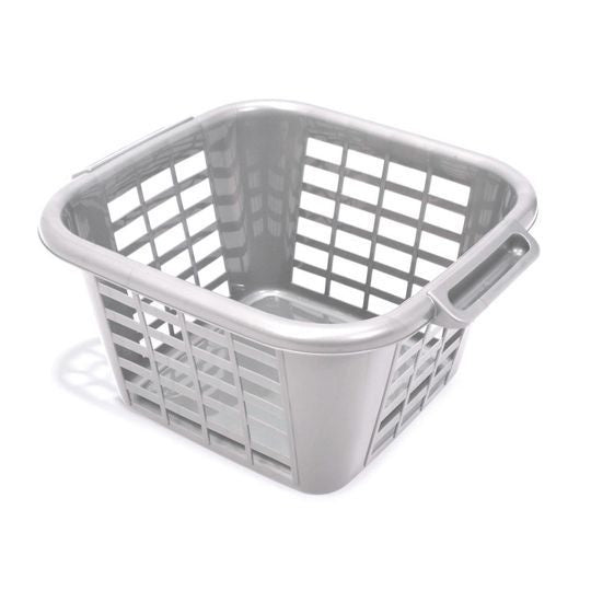 Addis 505977 Square Laundry Basket - Metallic - Premium Laundry Baskets from Addis - Just $8.4! Shop now at W Hurst & Son (IW) Ltd