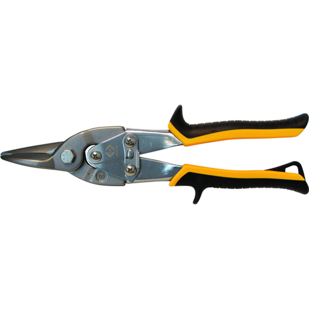 C.K T4537AS Compound Action Tin Snips - Straight Cut - Premium Snips from Carl Kammerling - Just $14.70! Shop now at W Hurst & Son (IW) Ltd