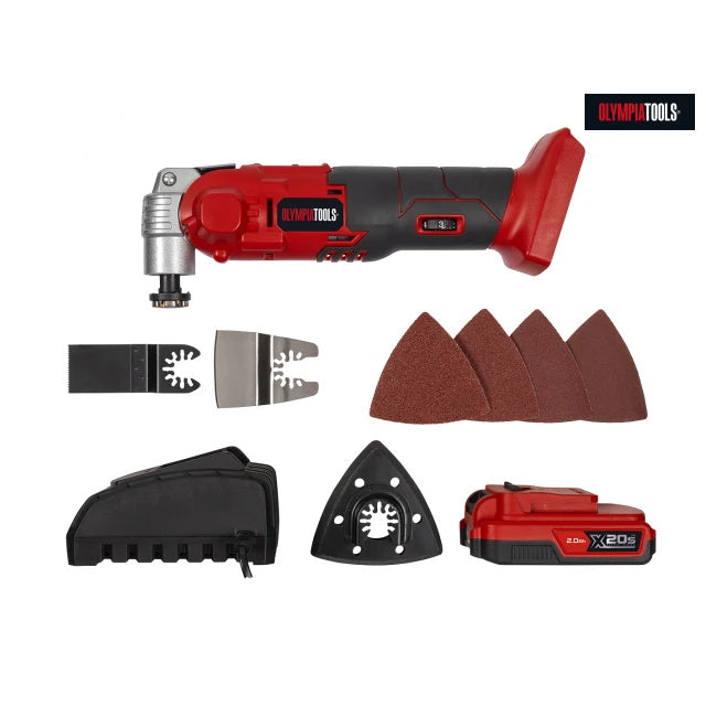 Olympia Tools X20SMT1 X20s Multi Tool 20V with 1 x 2Ah Battery - Premium Power Multi-Tools from Olympia Tools - Just $74.99! Shop now at W Hurst & Son (IW) Ltd