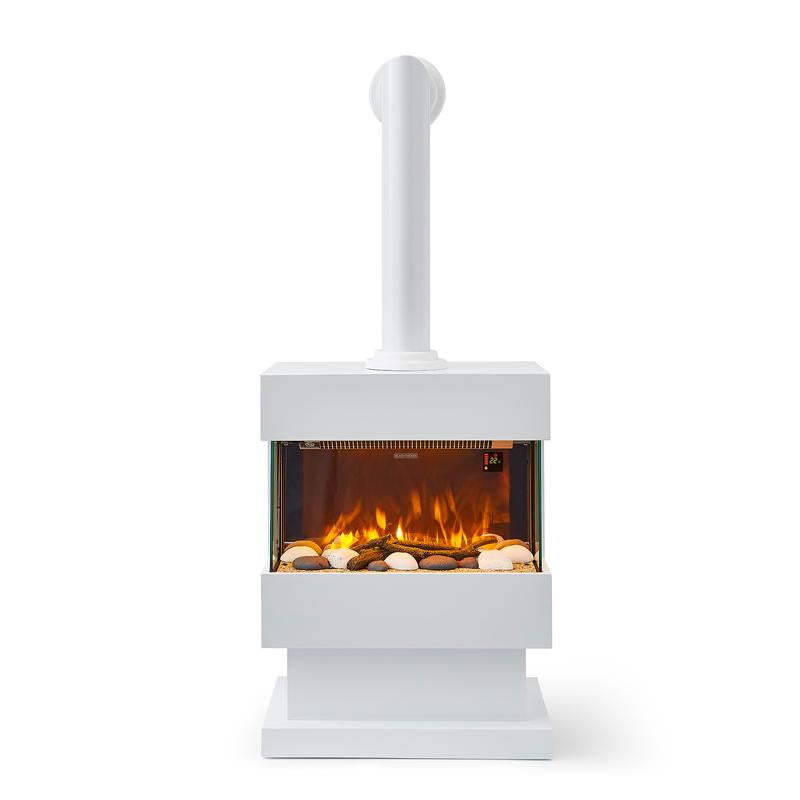 Black u0026 Decker BXFH45008GB Panoramic Fireplace with Chimney 1.8kw White |  Buy Electric Stoves from Black u0026 Decker279.95 – W Hurst u0026 Son (IW) Ltd