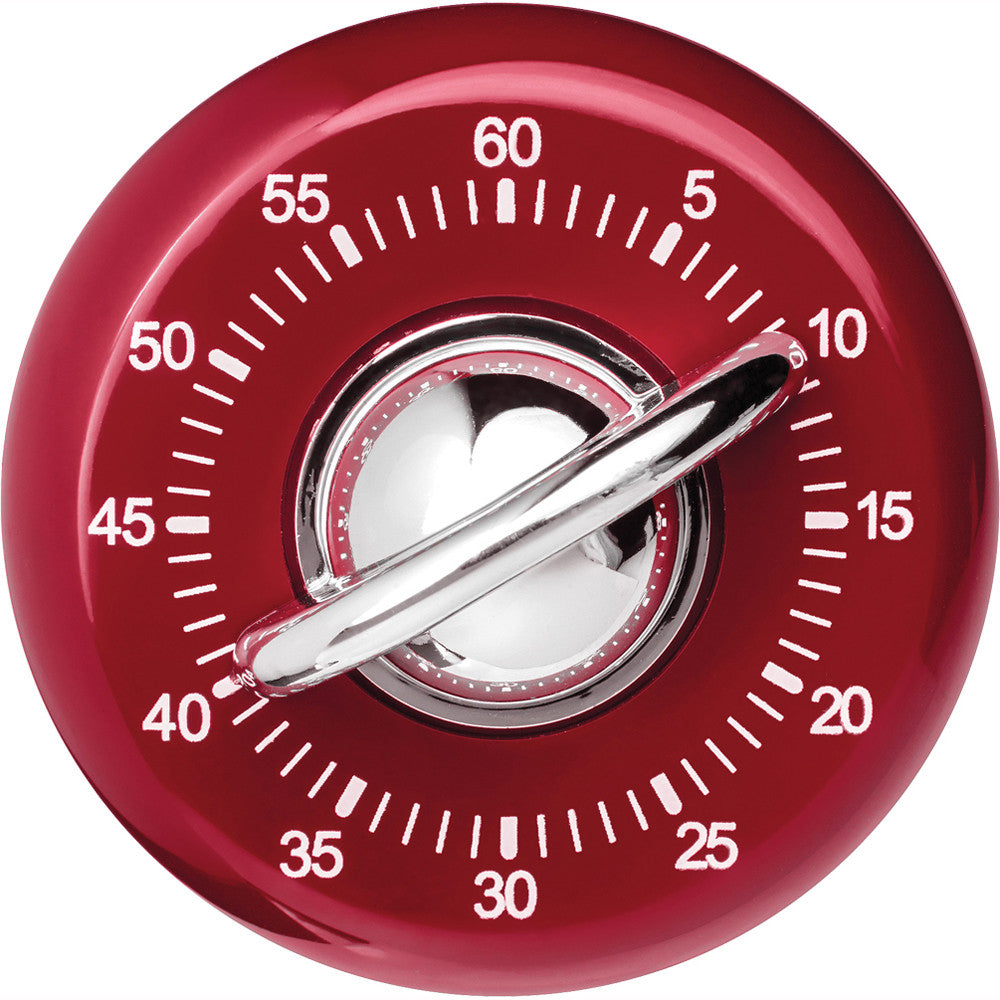 Judge TC307 Kitchen Essentials Kitchen Timer - Red & Chrome - Premium Timers from Horwood - Just $6.5! Shop now at W Hurst & Son (IW) Ltd