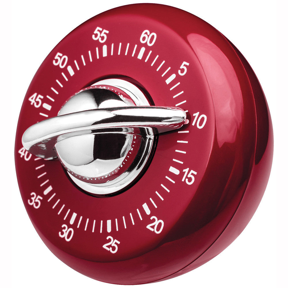 Judge TC307 Kitchen Essentials Kitchen Timer - Red & Chrome - Premium Timers from Horwood - Just $6.5! Shop now at W Hurst & Son (IW) Ltd