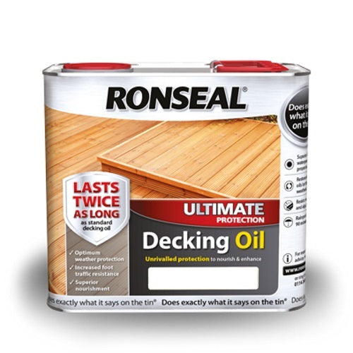 Ronseal Ultimate Protection Decking Oil 5Litre - Various Colours - Premium Outdoor Wood Stains from RONSEAL - Just $48.95! Shop now at W Hurst & Son (IW) Ltd