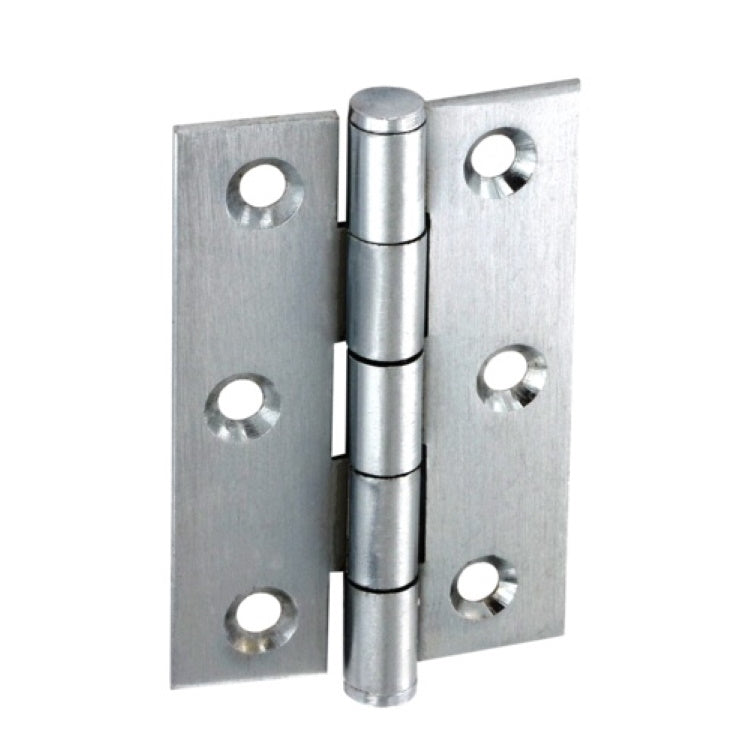Eliza Tinsley 5102304 Strong Butt Hinges BZP 76mm (3") Pair - Premium Hinges from eliza tinsley - Just $1.15! Shop now at W Hurst & Son (IW) Ltd