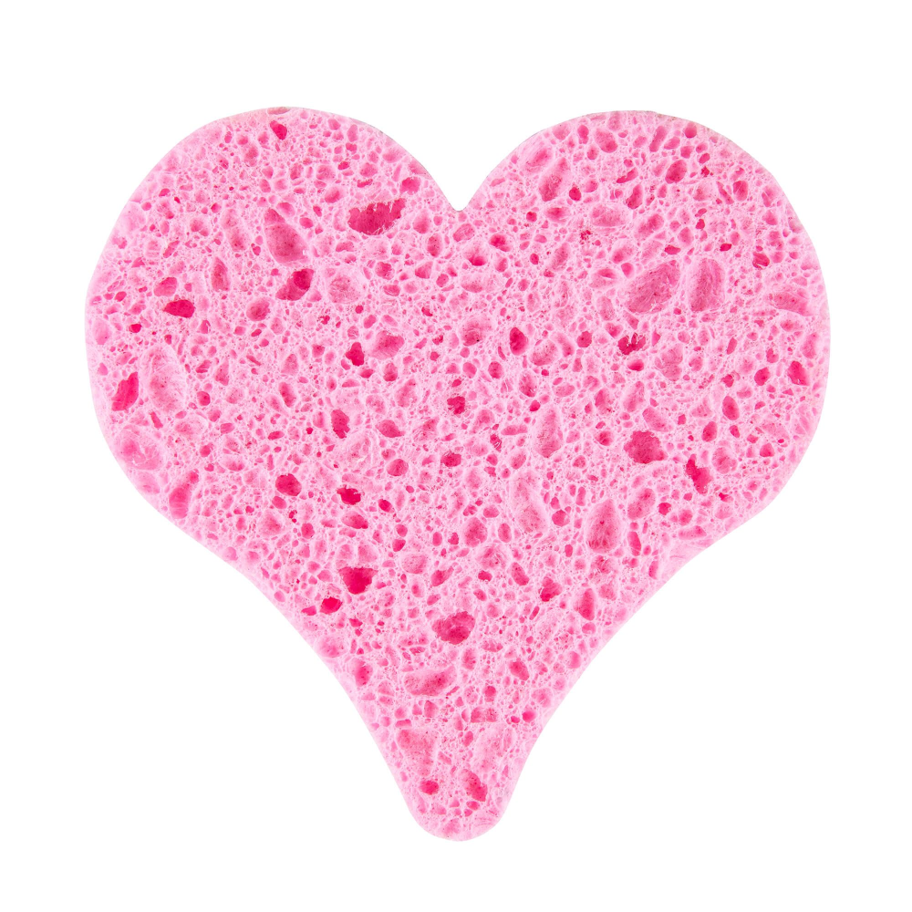 Minky AA72001207 Love Heart Sponge Wipes - Pack of 2 - Premium Scourers / Sponges from Vale Mill - Just $1.60! Shop now at W Hurst & Son (IW) Ltd