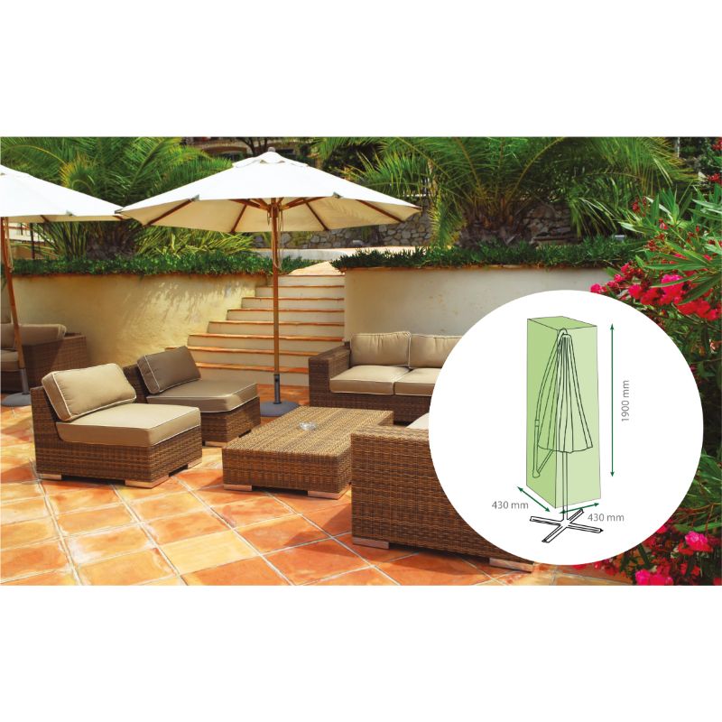 St Helens GH011 Water Resistant Jumbo Parasol Cover - Premium Parasols from Electrovision - Just $4.50! Shop now at W Hurst & Son (IW) Ltd