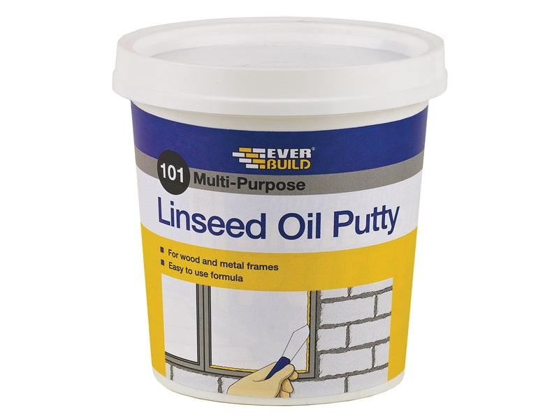 Linseed Oil Putty Natural - Various Sizes - Premium Putty from Everbuild - Just $2.70! Shop now at W Hurst & Son (IW) Ltd