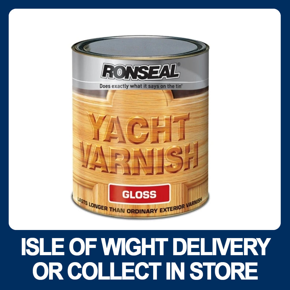 Ronseal Yacht Varnish Gloss Finish - Premium Varnish Clear Gloss from W Hurst & Son (IW) Ltd - Just $10.70! Shop now at W Hurst & Son (IW) Ltd