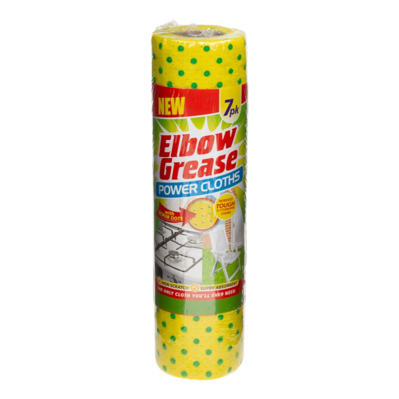 Elbow Grease EG21 Power Cloths - Pack of 7 - Premium Dusters / Cloths from 151 Products - Just $1.39! Shop now at W Hurst & Son (IW) Ltd