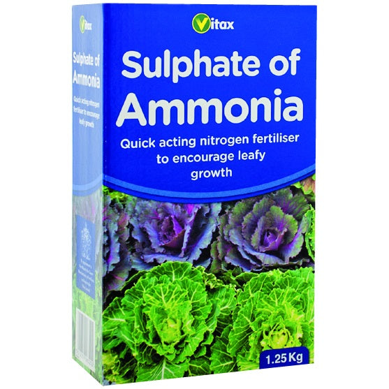Vitax 6SA126 Sulphate of Ammonia 1.25Kg - Premium Plant Food from VITAX - Just $5.10! Shop now at W Hurst & Son (IW) Ltd