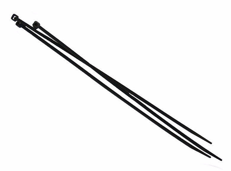 Individual Black Cable Ties - Various Sizes - Premium Cable Ties from Olympic Fixings - Just $0.01! Shop now at W Hurst & Son (IW) Ltd
