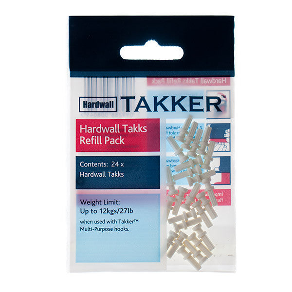 Takker HWTS-20 Hardwall Takks Refill Pack of 24 - Premium Picture Hanging from Takker - Just $4.99! Shop now at W Hurst & Son (IW) Ltd