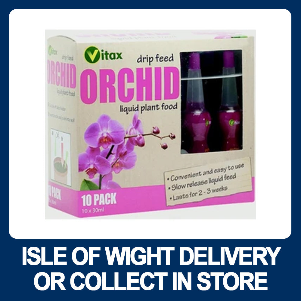 Vitax 6DFO1 Orchid Drip Feed - Pack of 10 x 30ml - Premium Plant Food from VITAX - Just $4.99! Shop now at W Hurst & Son (IW) Ltd