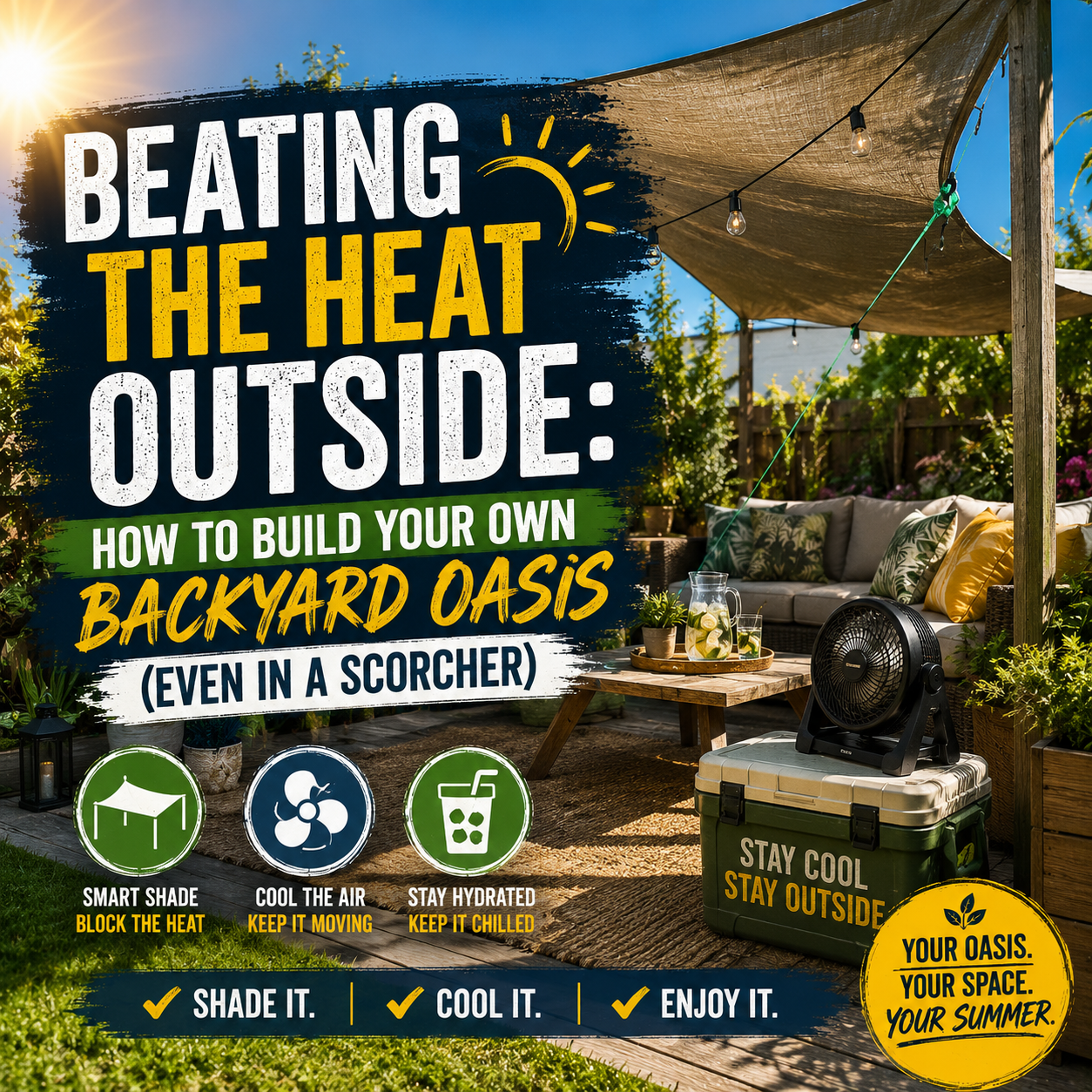 Beating the Heat Outside: How to Build Your Own Backyard Oasis (Even in a Scorcher)