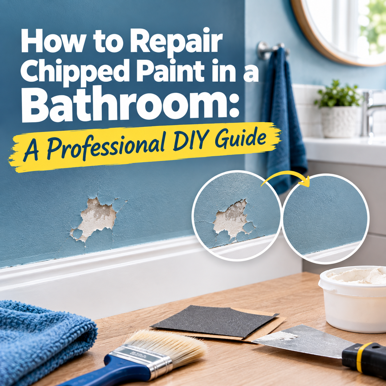 How to Repair Chipped Paint in a Bathroom: A Professional DIY Guide
