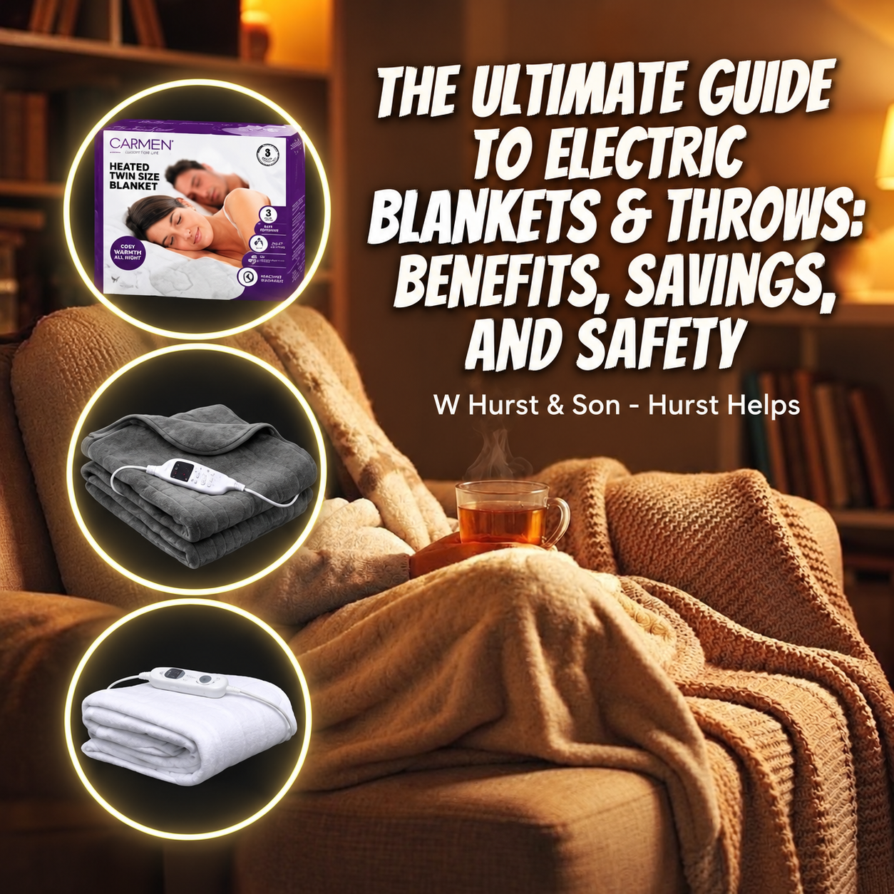 The Ultimate Guide to Electric Blankets & Throws: Benefits, Savings, and Safety