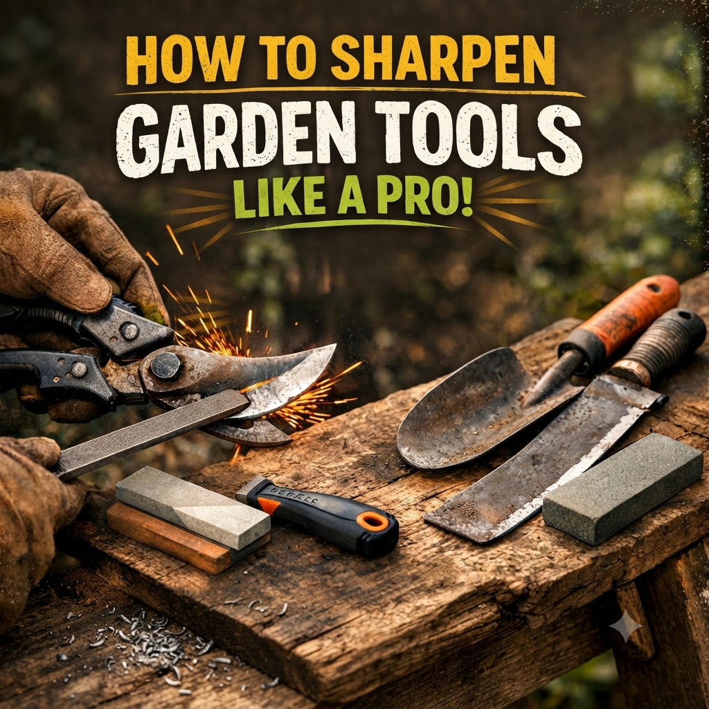 How to Sharpen Garden Tools Like a Pro
