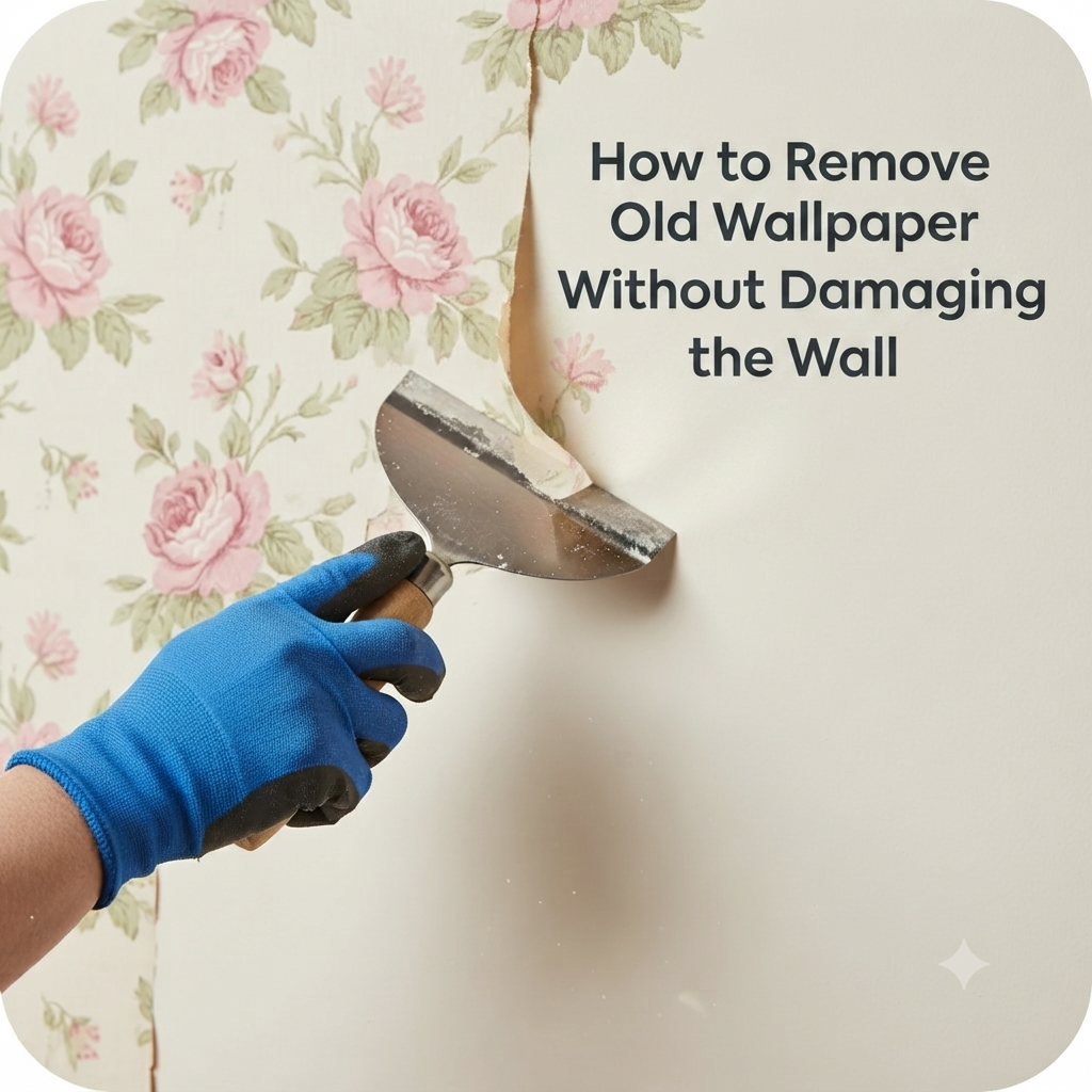 How to Remove Old Wallpaper Without Damaging the Wall