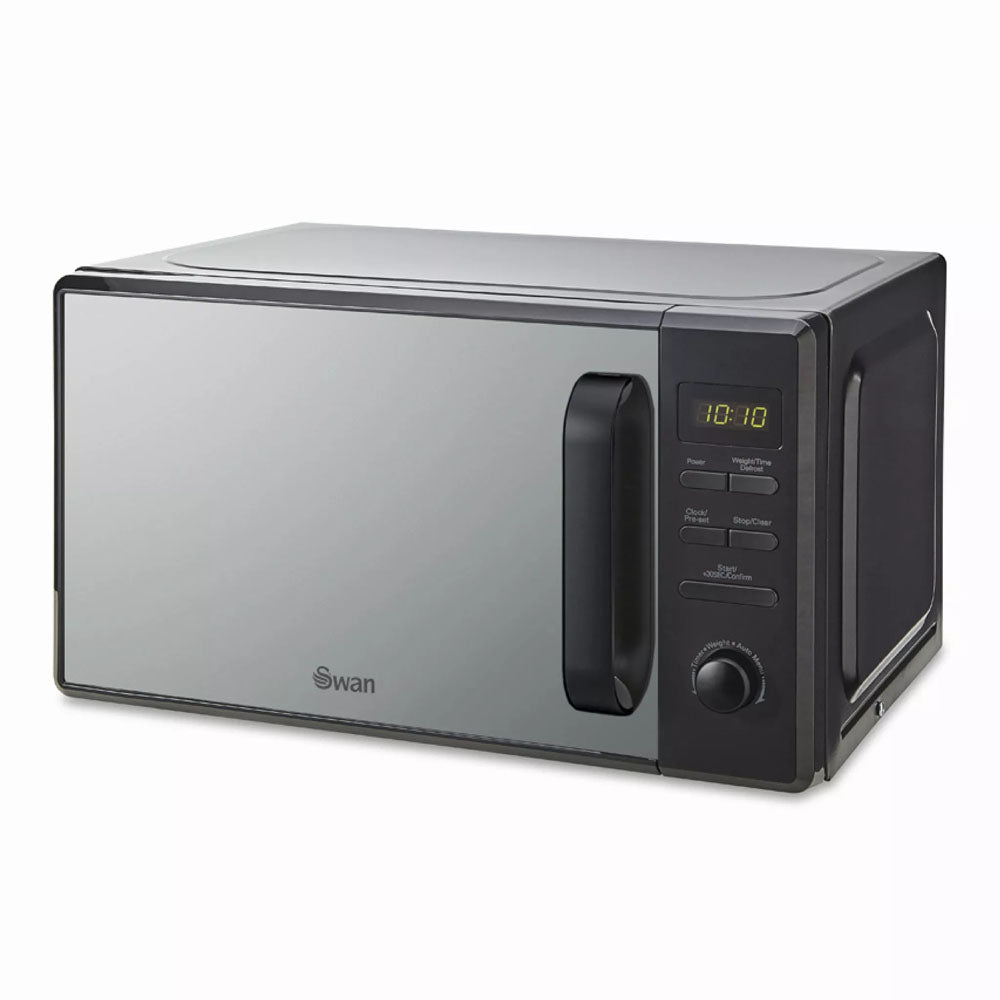 Swan Digital Microwave 20L 800W – Black - SM4421BLK Microwaves R K Wholesale Ltd (AIS) Brand_Swan CarlR Kitchen Appliances Microwave & Mini Ovens Microwaves Oct25 Product Type_Microwaves Swan