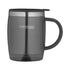 Thermocafe Trans Desk Mug Steel 450ml - 171072 Mugs Thermos Ltd (UK) Brand_Thermos CarlR Collections_Mugs Cups and Saucers Collections_Picnicware Jul25 Mugs Mugs Cups & Saucers Picnicware Product Type_Picnic Dining Product Type_Single Mugs Product Type_Travel Mugs Thermos Thermos Flasks