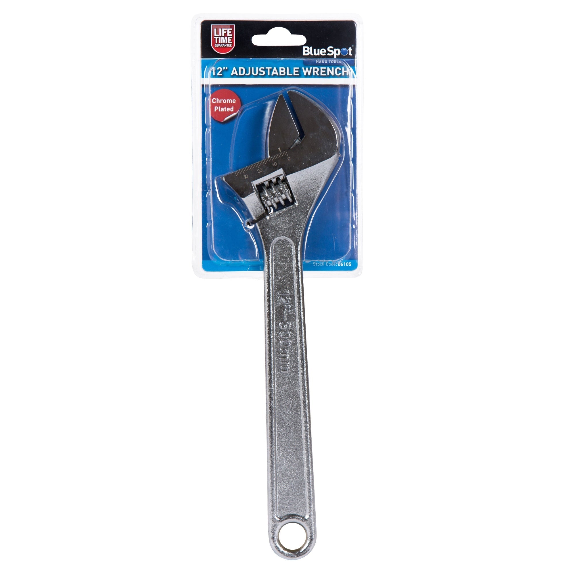 BlueSpot 06105 300mm (12") Adjustable Wrench - Premium Adjustable Wrenches from Blue Spot - Just $8.3! Shop now at W Hurst & Son (IW) Ltd