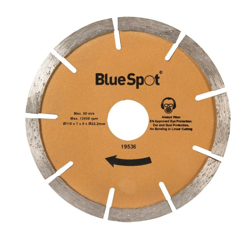 BlueSpot 19536 115mm (4.5") Diamond Mortar Raking Disc - Premium Angle Grinder Discs from Blue Spot - Just $14.6! Shop now at W Hurst & Son (IW) Ltd