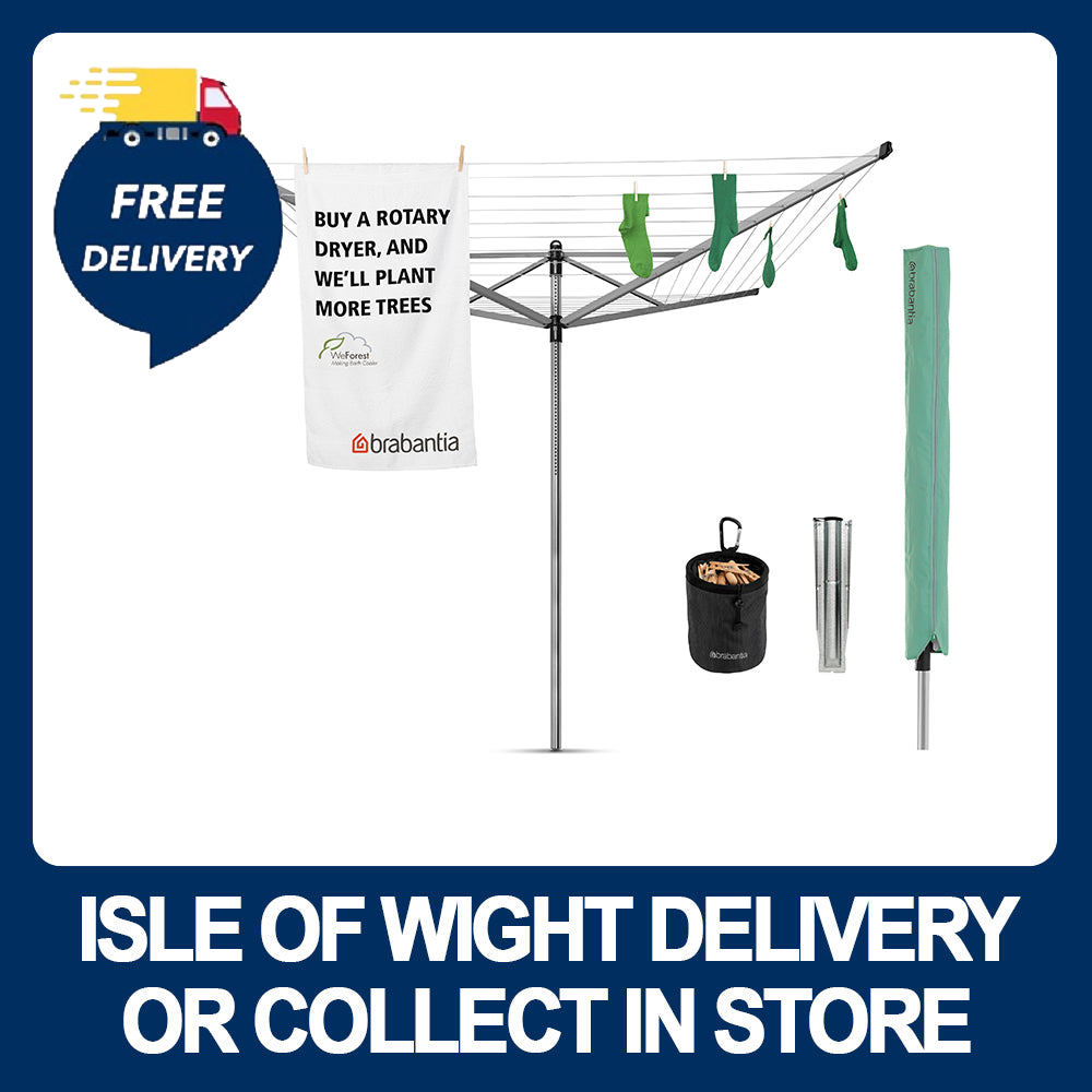 Brabantia 311321 Lift o matic 50m 4 Arm Rotary Airer Includes