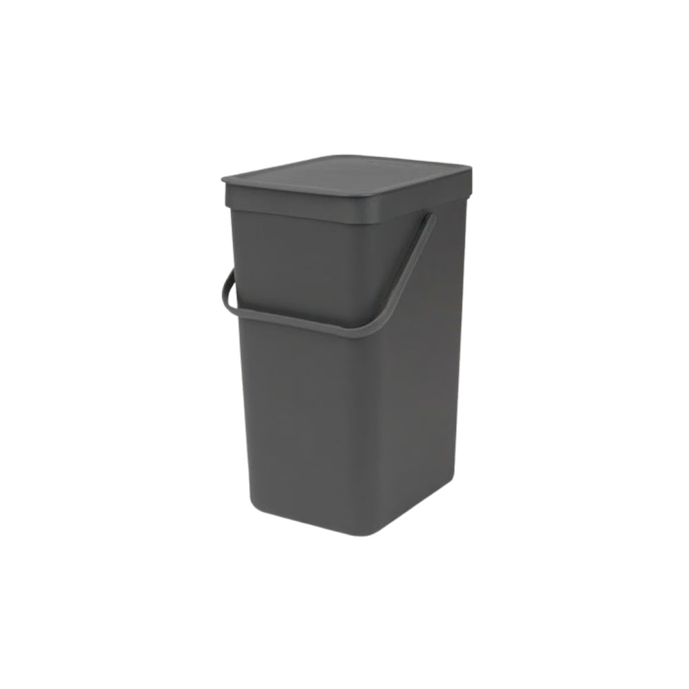 BRABANTIA 10.99.66 Sort & Go Waste Separation Bin 16L - Grey