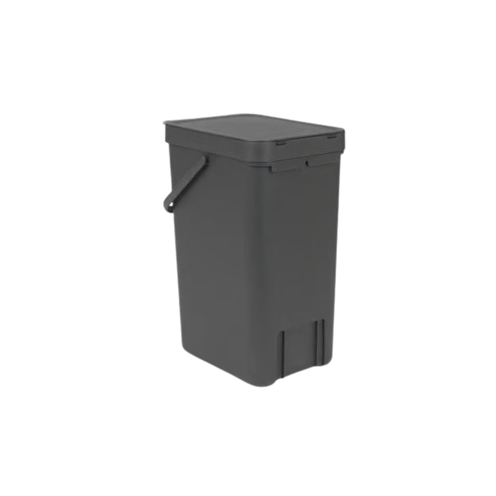 BRABANTIA 10.99.66 Sort & Go Waste Separation Bin 16L - Grey Waste Paper Bins Brabantia (UK) Ltd (direct) Bins & Bin Liners Brabantia Brand_Brabantia CarlR Collections_Bins / Bin Liners Feb25 Product Type_Bins Product Type_Waste Paper Bins Waste Waste Management