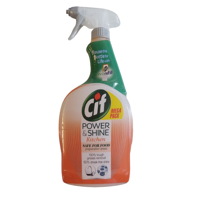 Cif Power & Shine Kitchen Cleaner 900ml Trigger Spray - Premium Kitchen Cleaning from Unilever - Just $2.75! Shop now at W Hurst & Son (IW) Ltd