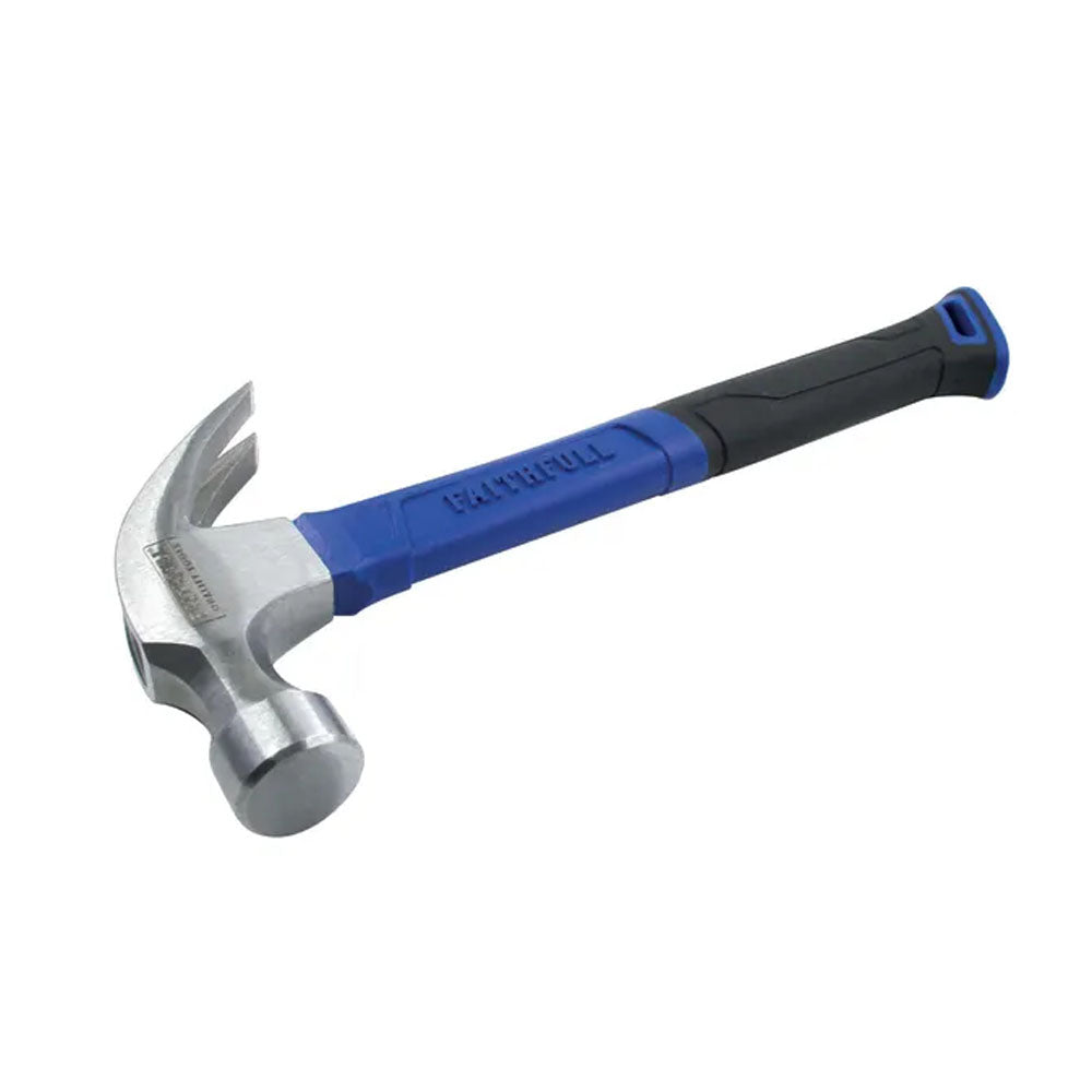 Faithfull 20oz Fibreglass Claw Hammer - XMS25FGHAM Claw Hammers Toolbank Ltd (NMBS) Brand_Faithfull CarlR Faithfull Hand tools Oct25 Product Type_Claw Hammers Toolbank Tools XMS25