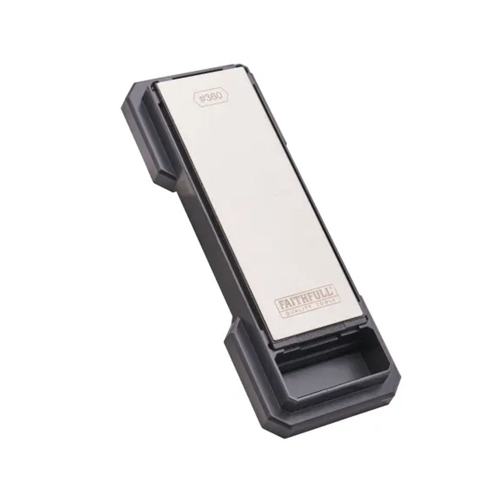 Faithfull Ceramic Hybrid Sharpening Stone -XMS25SHARP Tool Sharpening Curtis Holt (Southampton) Ltd (NMB Brand_Faithfull CarlR Faithfull Nov25 Product Type_Knife Sharpeners Product Type_Tool Sharpening sharpeners Sharpening Toolbank Tools XMS25