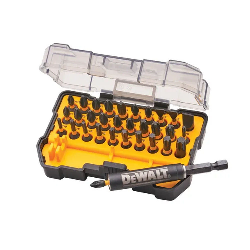 DEWALT 32 Piece FlexTorq Impact Bit Set - XMS25IMPAC32 Drill Bit Sets Curtis Holt (Southampton) Ltd (NMB Brand_Dewalt CarlR Collections_Screwdrivers / Hex Keys DeWalt Hi Torq Nov25 Product Type_Screwdriver Bits Product Type_Torque Wrenches Screwdrivers & Hex Keys Toolbank XMS25