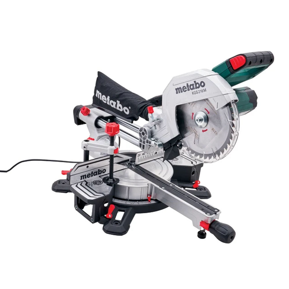Metabo 216mm Laser Cut Mitre Saw - XMS25MITRE Power Saws Curtis Holt (Southampton) Ltd (NMB Brand_Metabo CarlR Collections_Power Saws Collections_Saws / Knives DIY Expert DIY Nov25 Power Saws Product Type_Power Saws Saw Saws & Knives Toolbank XMS25