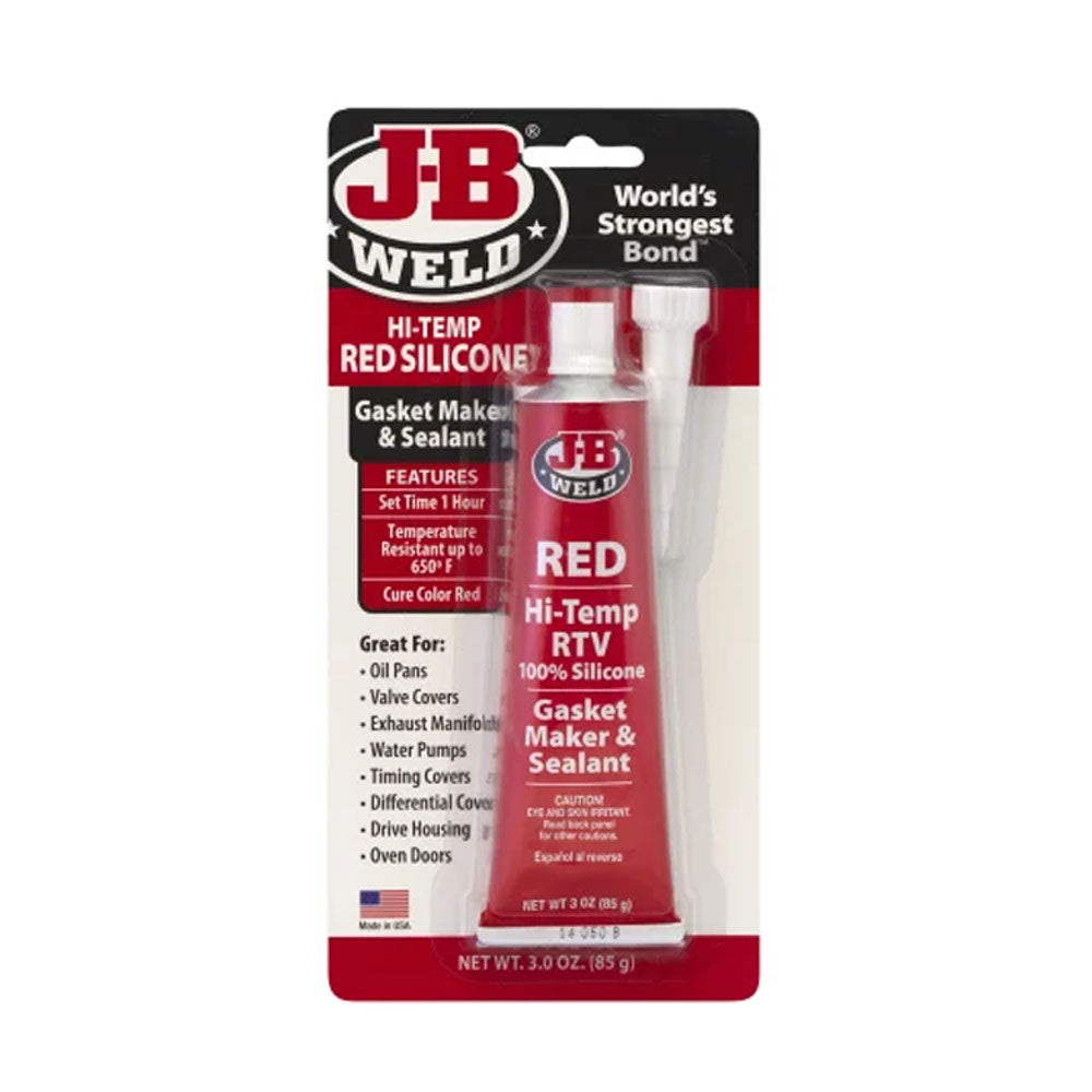 Hi-Temp Silicone Gasket Maker &amp; Sealant Red 85g - JBW31314UK Sealants Toolbank Ltd (NMBS) CarlR Collections_Fillers / Sealants Fillers & Sealants Nov25 Product Type_Sealants Toolbank