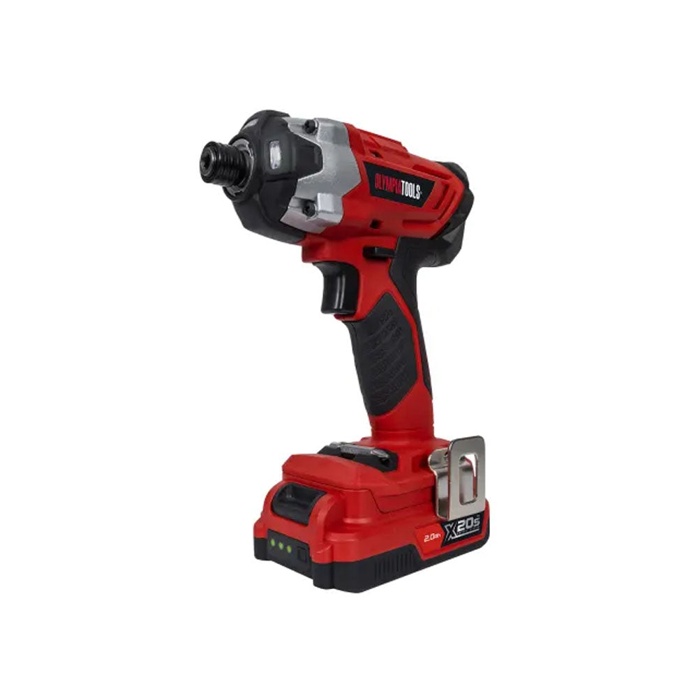 Impact Driver 20V 2 x 2.0Ah Li-ion - OLPX20SID2 X20S Impact Driver Toolbank Ltd (NMBS) Brand_Olympia Tools CarlR Collections_Drills and Screwdrivers Drills & Screwdrivers Oct25 Olympia Tools Power Drills & Screwdrivers Product Type_Power Drills & Screwdrivers Toolbank