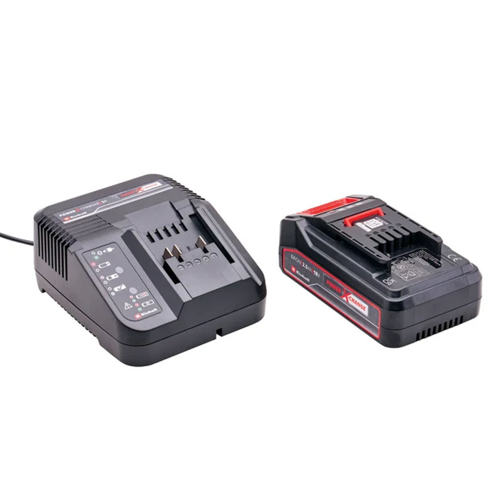 Einhell Battery & Charger Starter Pack - XMS25PXSTART Battery Chargers Toolbank Ltd (NMBS) Batteries & Battery Chargers Brand_Einhell CarlR Collections_Batteries / Battery Chargers Collections_Power Tools Accessories Einhell Oct25 Power Tools Power Tools Accessories Product Type_Battery Chargers Toolbank Tools XMS25