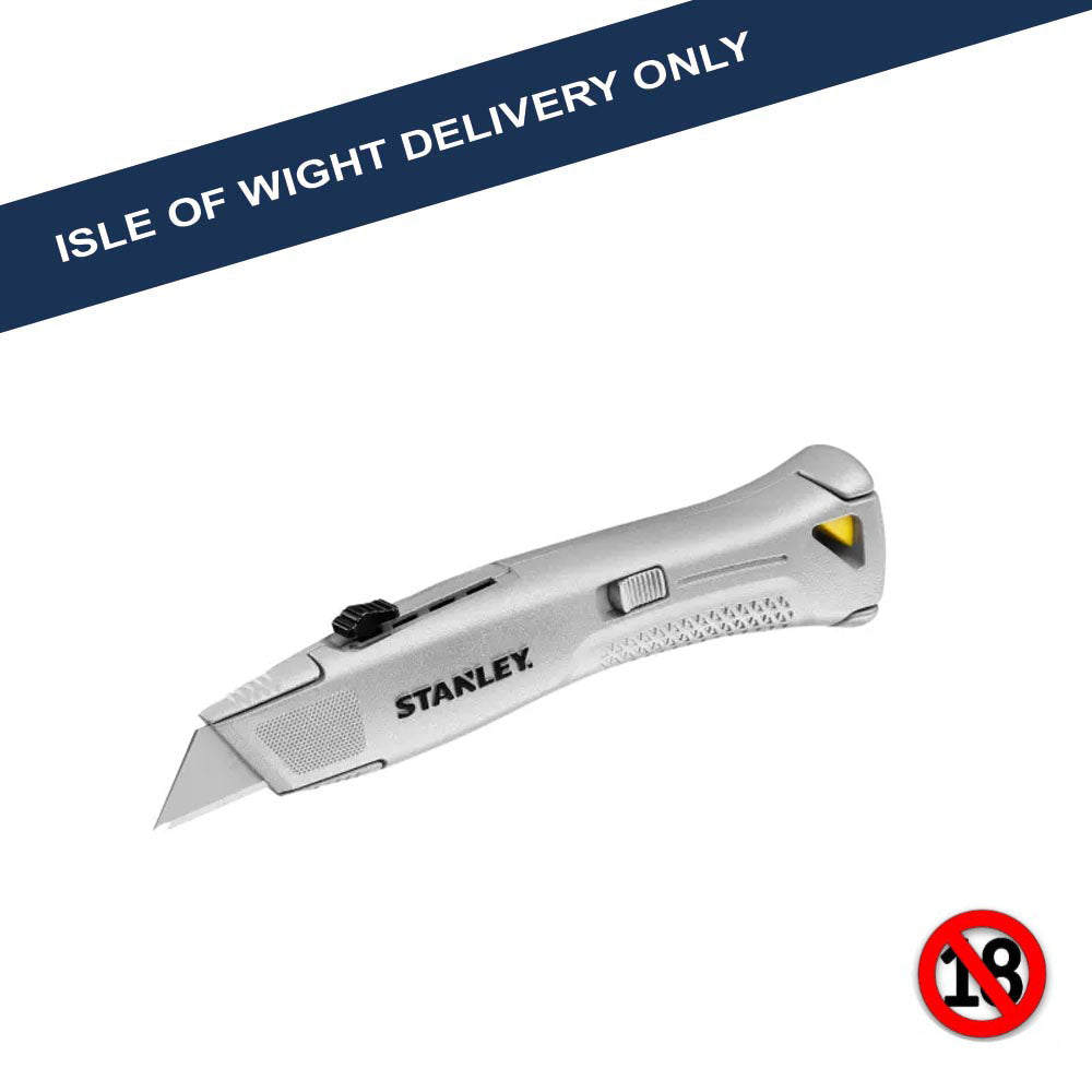 *** Stanley Retractable Pro Knife with 10 Blades - XMS25PROKNIF Knives Toolbank Ltd (NMBS) Brand_Stanley CarlR Collections_Saws / Knives Collections_Scrapers / Knives Knives Oct25 Product Type_Knives Product Type_Penknives / Multi-Tools Saws & Knives Scrapers & Knives Stanley Toolbank XMS25